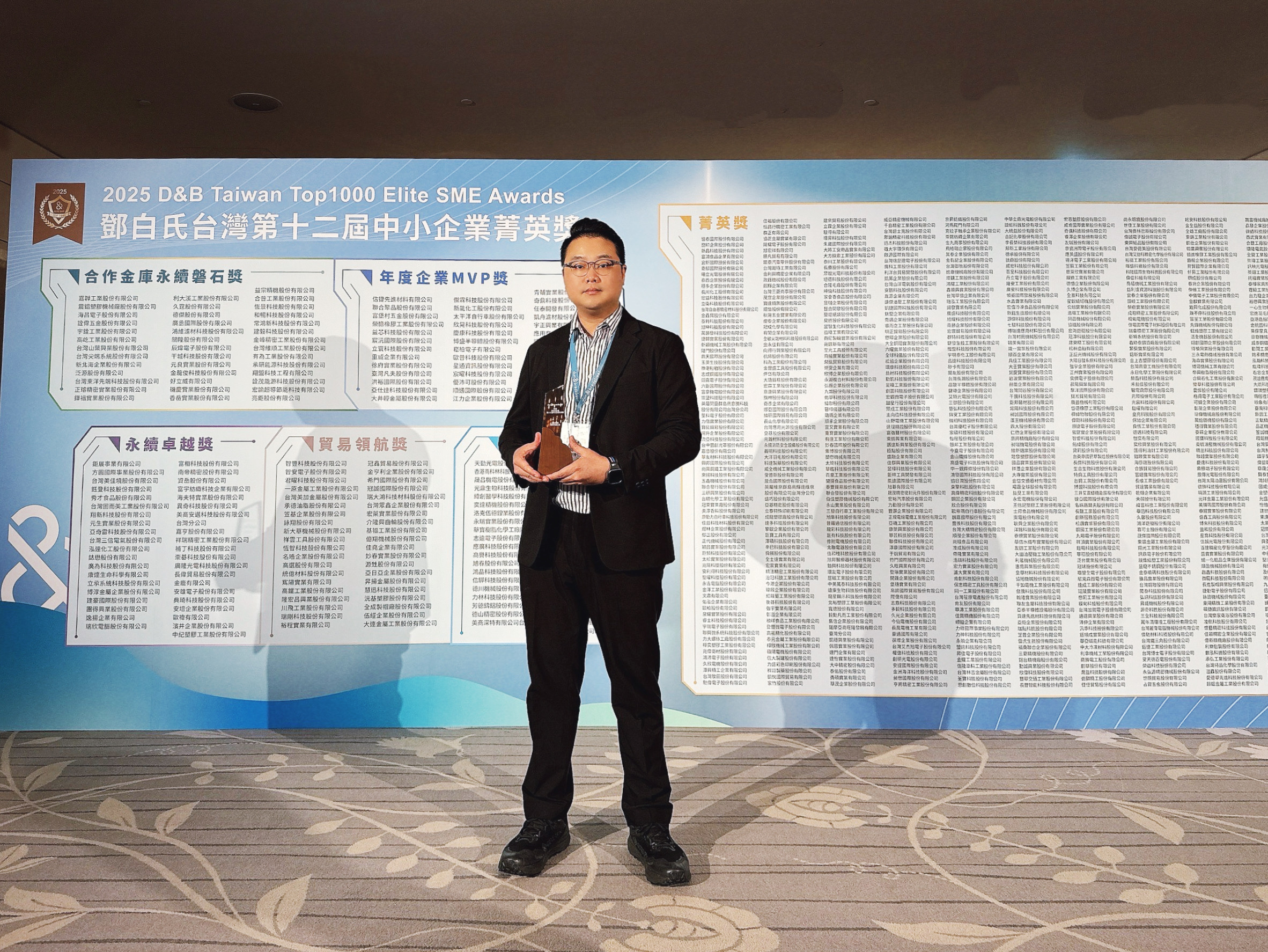 福佑電機榮獲「2025 鄧白氏中小企業菁英獎 TOP 1000」